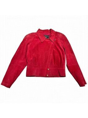 Vintage Genuine Leather Jacket Rumors n Gossyp Bomber Coat - Womens Large